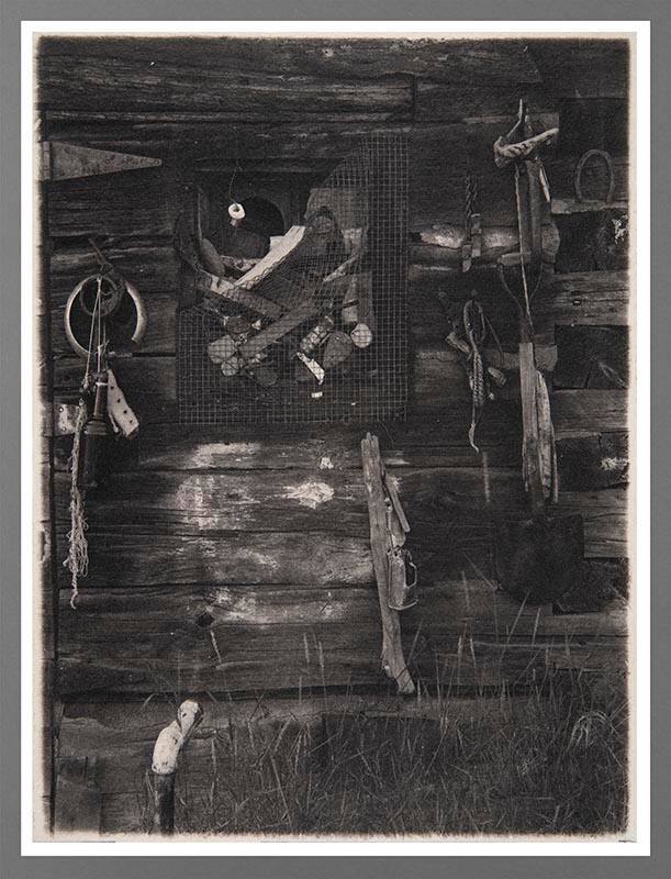 Assemblage of Objects on Wall, North Shore, Lake Superior