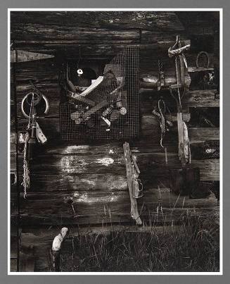 Assemblage of Objects on Wall, North Shore, Lake Superior
