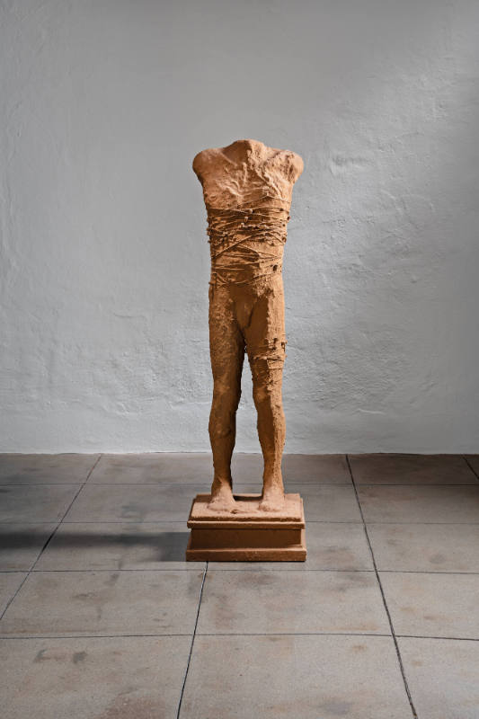 Patrick Mehaffy, The Galisteo Basin Series #1, 1988, plaster, wood acrylic medium, dirt, nails,…