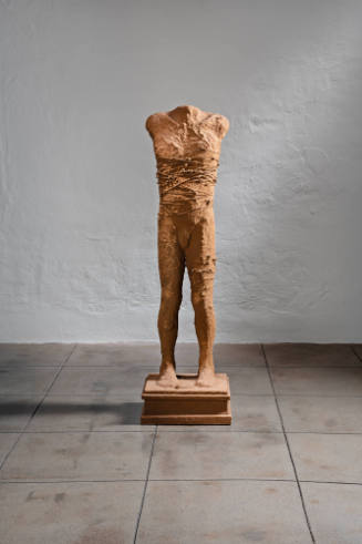 Patrick Mehaffy, The Galisteo Basin Series #1, 1988, plaster, wood acrylic medium, dirt, nails,…
