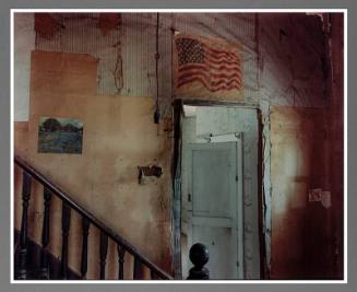 Hallway view inside a house in Claude, Texas, May 10, 2004