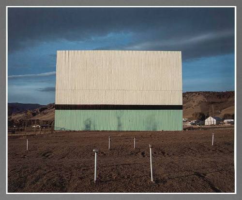 Screen, Holiday Drive-in Theater, Boulder, Colorado, November 3, 1980