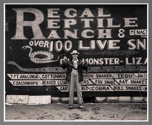 Snakepit Operator, Highway 66, Sayre, Oklahoma