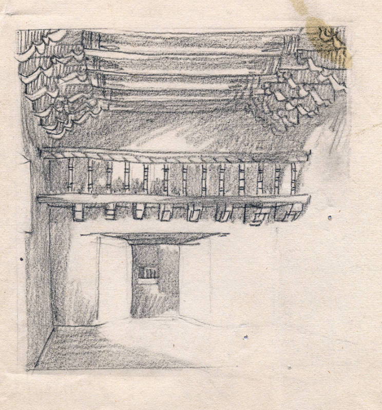 Santa Cruz Church Interior (study)