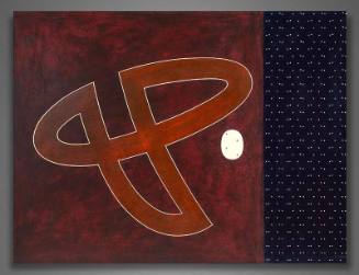 Rudi Vakwerk Verhoeven, Four Hundred Thirty Two, circa 1993, oil on canvas, 54 1/4 × 72 in. Col…