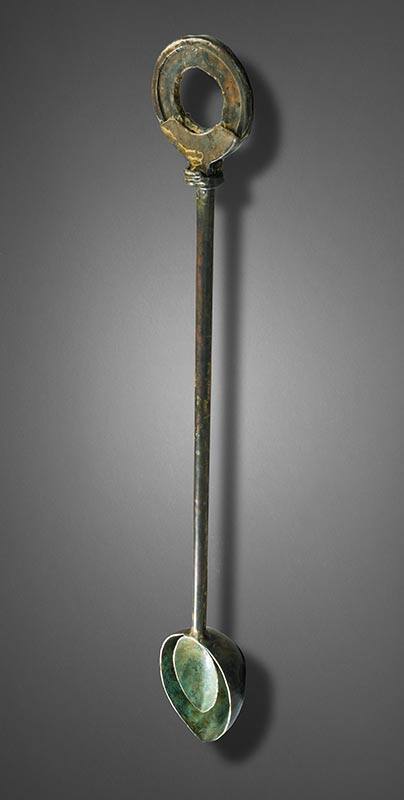 Shareen M. Lobdell, Double Dipper, 1994, bronze, 54 1/8 × 7 × 3 1/2 in. Collection of the New M…
