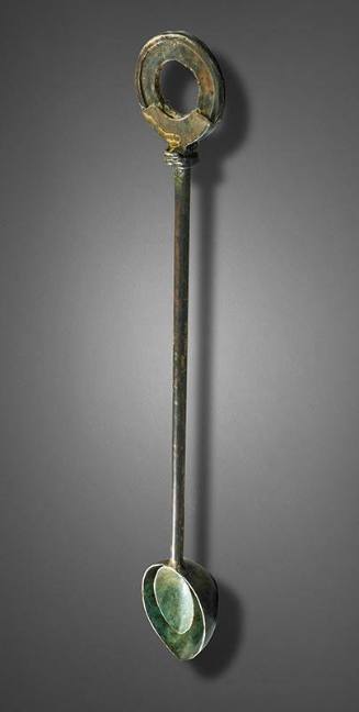 Shareen M. Lobdell, Double Dipper, 1994, bronze, 54 1/8 × 7 × 3 1/2 in. Collection of the New M…