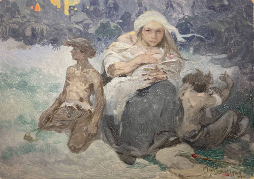 Untitled (study for Slav Epic)