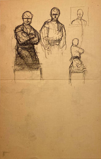 Untitled (sketches for Mucha bust)