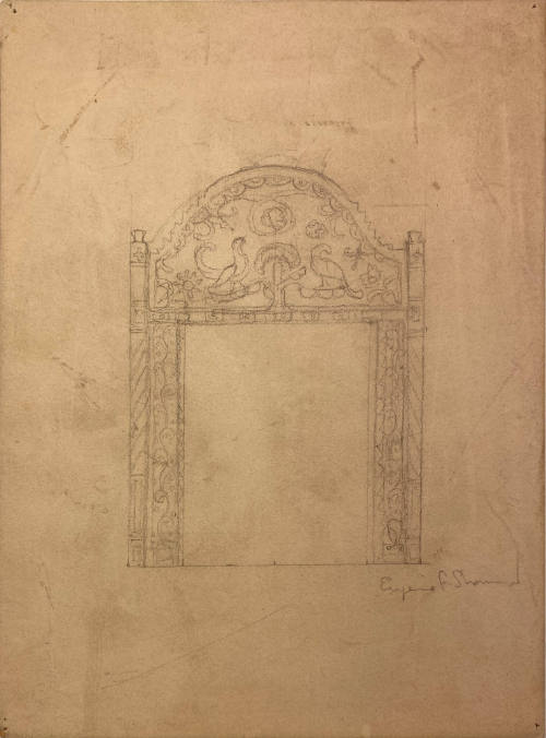 Eugenie F. Shonnard, Untitled, n.d., pencil on paper, 10 5/8 × 7 7/16 in. Collection of the New…