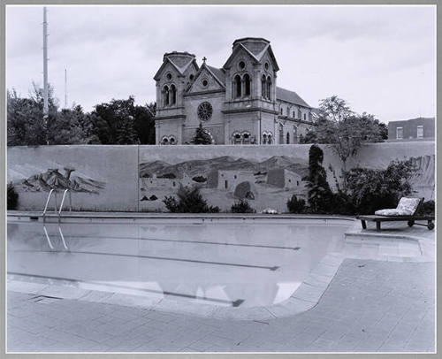 View From La Fonda Poolside