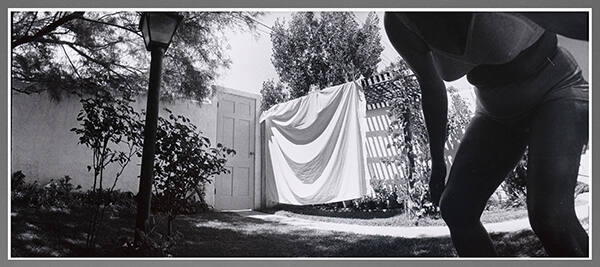Untitled (Self-Portrait with Clothesline)