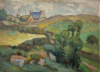 Untitled (Two Houses on a Hill)