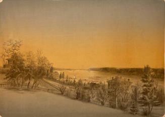 View from the South Window of Drawing Room in Yonkers