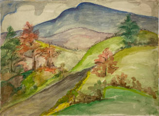 Untitled (Road through Hills in the Fall)