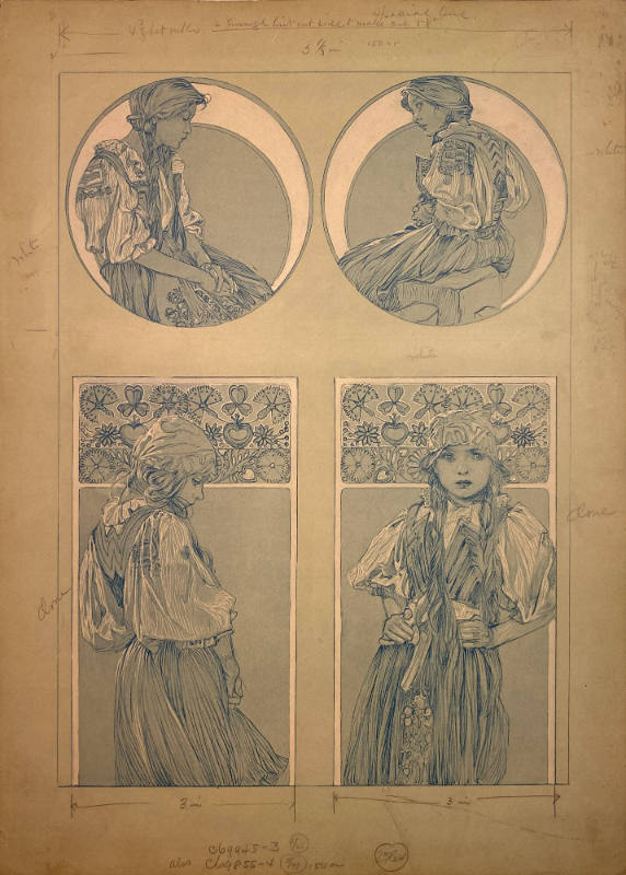 Figures decoratives, Plate 6