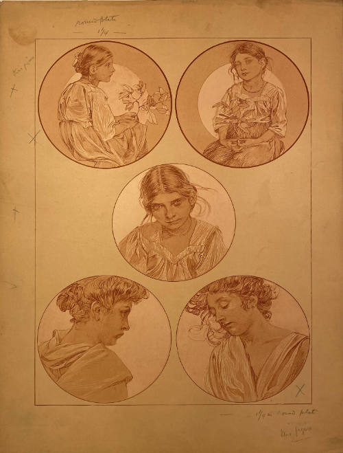Figures decoratives, Plate 5