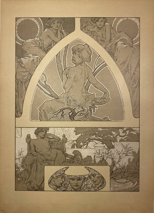 Figures decoratives, Plate 4