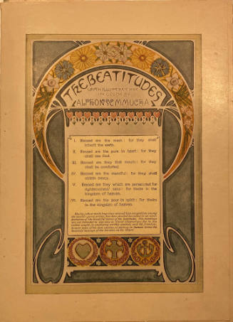 The Beatitudes with Illustrations in Color by Alphonse M. Mucha