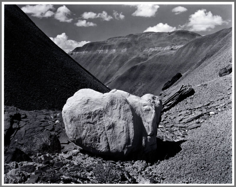 White Boulder, Black Place, New Mexico
