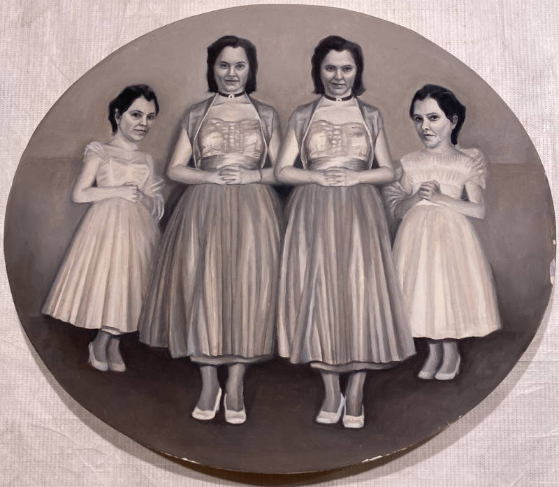 Self-Portrait as Double Twins