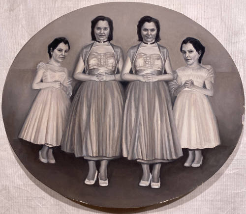 Self-Portrait as Double Twins