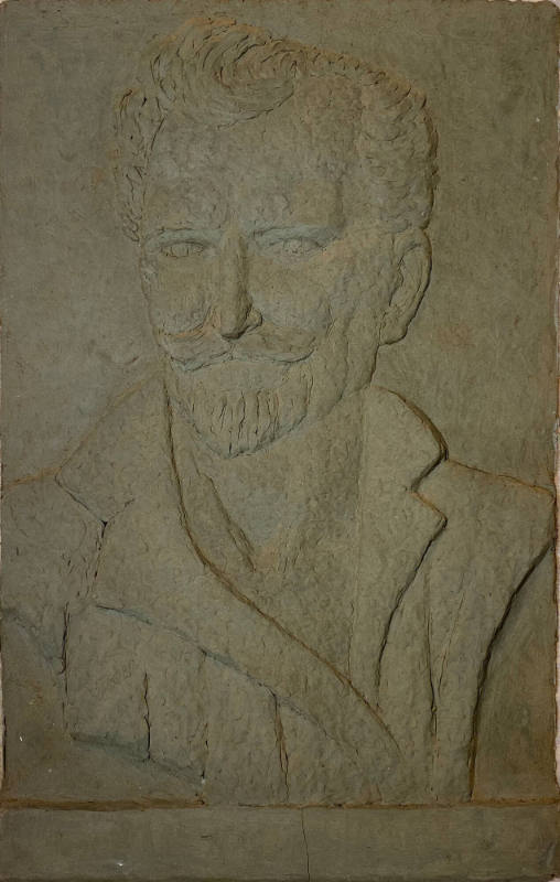Untitled (portrait relief of Alphonse Maria Mucha)
