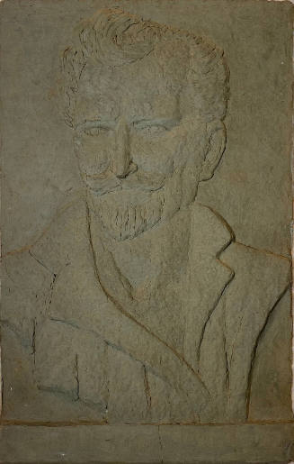 Untitled (portrait relief of Alphonse Maria Mucha)