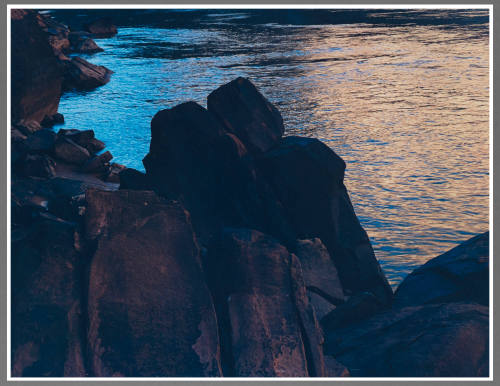 Edge of the Colorado River, Mile 16, Grand Canyon National Park