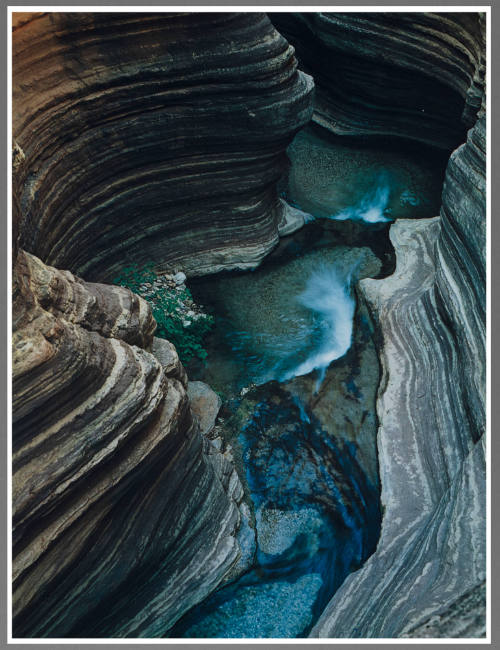 Deer Creek, View into Chasm, Arizona
