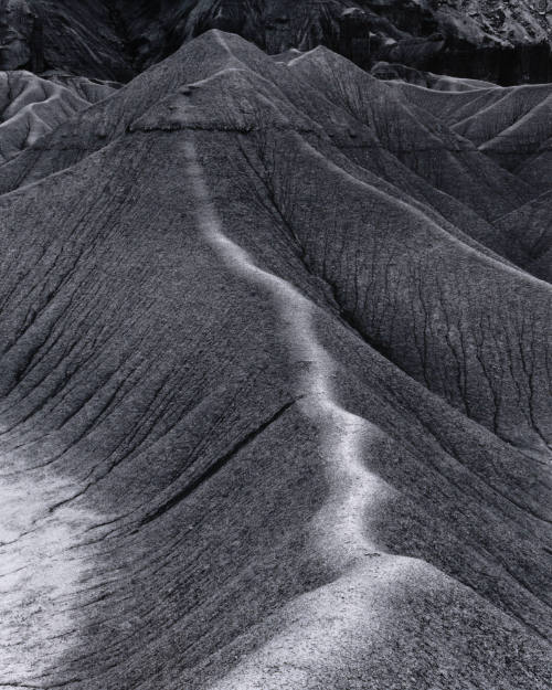 Bentonite Erosions, Hanksville, Utah, 1963