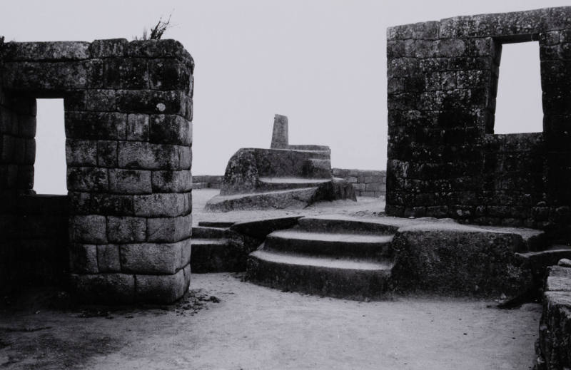 Shrine of Intihuatana, Machu Picchu, Peru