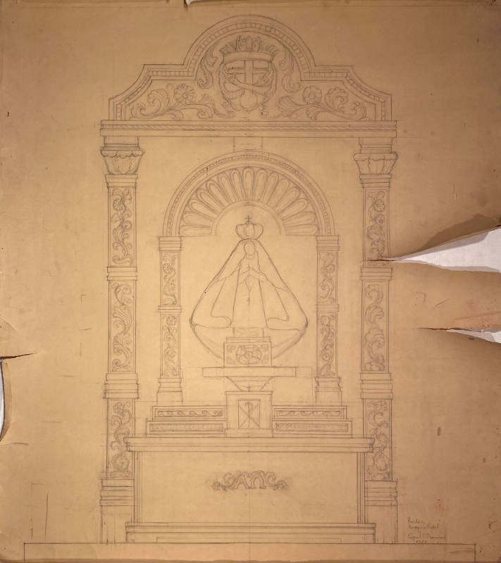 Plan for Rosario Chapel Reredos (2)