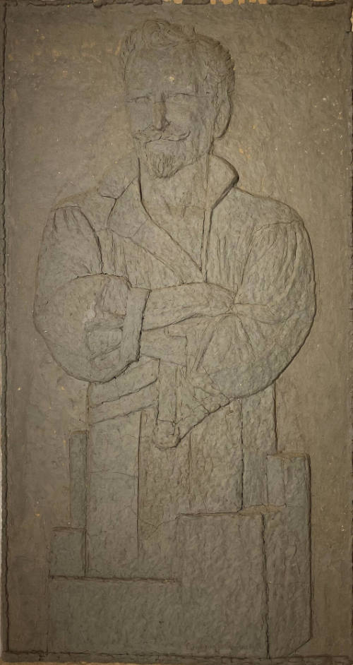 Untitled (relief portrait of Alphonse Maria Mucha)