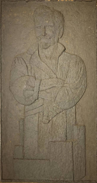 Untitled (relief portrait of Alphonse Maria Mucha)