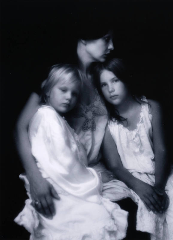 Untitled (Self-portrait with daughters Anja and Maria)