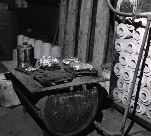 Untitled (Workspace with coffee pot)