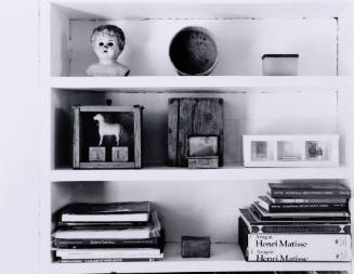 Aline Porter's Bookshelves, Tesuque, New Mexico
