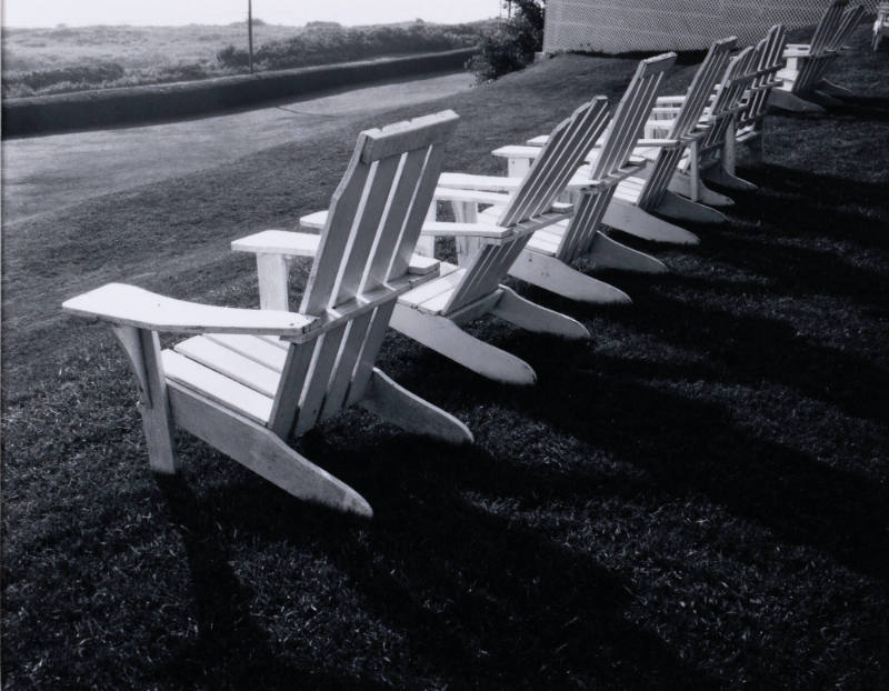 Row of Chairs, Block Island, Rhode Island