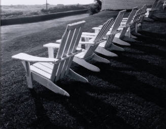 Row of Chairs, Block Island, Rhode Island