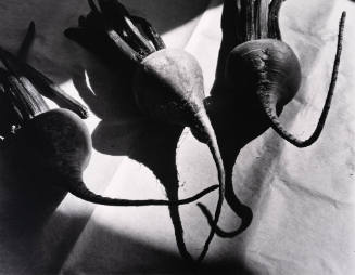 Three Beets on Paper Bag, Santa Fe