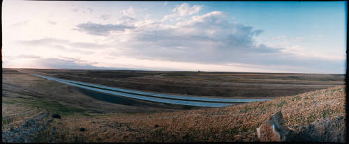 Pena Boulevard at Denver Instructional Airport Looking West
