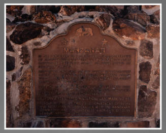 Manzanar Marker, Japanese-American Concentration Camp, California, August 13,1994 (from the series Japanese American Concentration Camps)