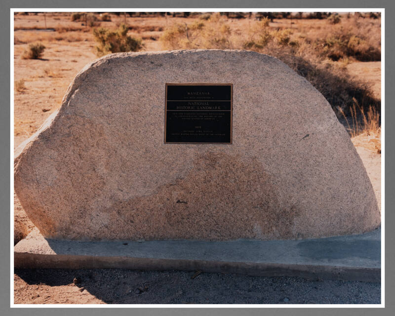 Manzanar Marker, Japanese-American Concentration Camp, California, August 13,1994 (from the series Japanese American Concentration Camps)