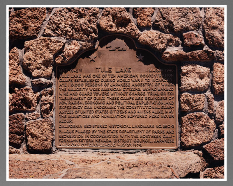 Tule Lake Marker, Japanese-American Concentration Camp, California, July 3, 1994 (from the series Japanese American Concentration Camps)