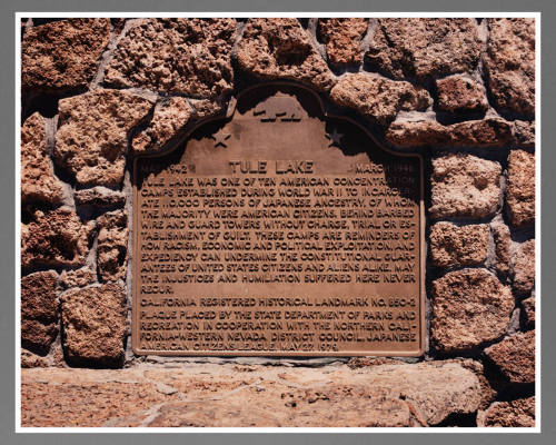 Tule Lake Marker, Japanese-American Concentration Camp, California, July 3, 1994 (from the series Japanese American Concentration Camps)