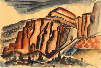 Untitled (Orange Cliffs)