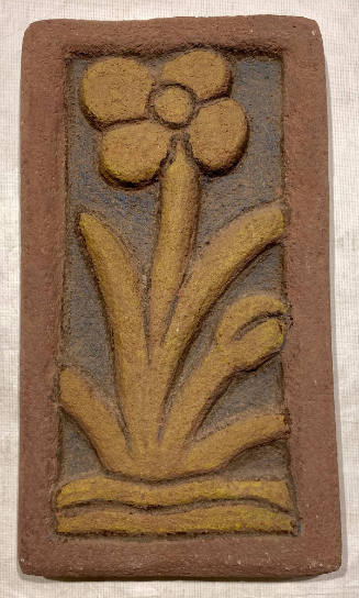 Untitled Keenstone Relief (Four-Petaled Flower)