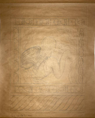 Plan for Detail of Penrose Reredos (No. 3 Upper Left Hand Corner)