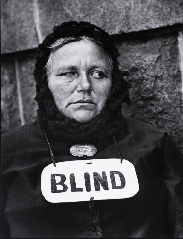 Blind Woman, New York